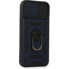 Kaia Life Iphone 12 Pro Kılıf Pars Lens Yüzüklü  - Lacivert