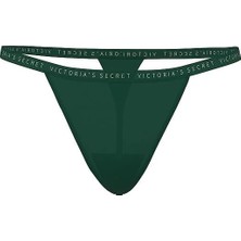 Victoria's Secret Esnek Pamuklu V-String Külot - Yonca Yeşili