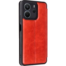 Kaia Life Note 14 4g Kılıf Flip Cover - Kırmızı