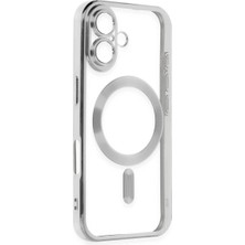 Kaia Life Iphone 16 Plus Kılıf Kross Magneticsafe Kapak - Gümüş