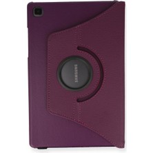 Kaia Life Galaxy T500 Tab A7 10.4 Kılıf 360 Tablet Deri Kılıf - Mürdüm