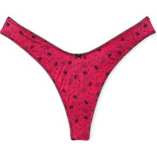 Very Sexy Pürüzsüz Derin Bacak Kesim Tanga - Fuşya