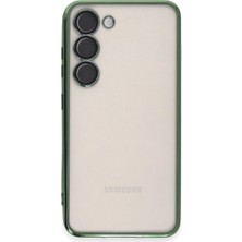 Kaia Life Galaxy S24 Kılıf  Lensli  - Yeşil