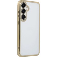 Kaia Life Galaxy S25 Plus Kılıf  Lensli  - Gold