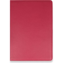 Kaia Life M10 Fhd Plus X606F Kılıf 360 Tablet Deri Kılıf - Pembe