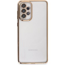 Kaia Life Galaxy A73 5g Kılıf  Lensli  - Gold