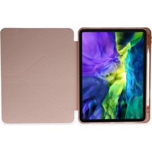 Kaia Life Ipad Pro 11 (2024) Kılıf Kalemlikli Mars Tablet Kılıfı - Rose Gold
