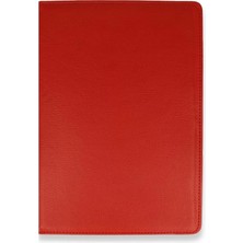 Kaia Life Huawei Mediapad T3 10 / 9.6 Kılıf 360 Tablet Deri Kılıf - Kırmızı