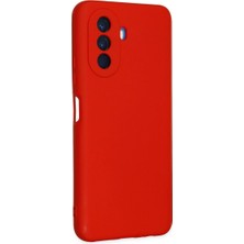 Kaia Life Huawei Nova Y70 Kılıf Nano Içi Kadife  - Kırmızı
