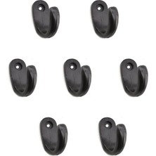 Kaia Life Büyük Tekli Fincan Askı, Dekor Askısı - Siyah, 100 Adet, 12X23X30 mm