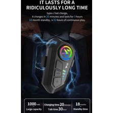 Kaia Life Y10 Kask Kulaklık Bluetoototosiklet Kulaklık 5,3 Bluetooth Intercom Motorsiklet Kulaklık