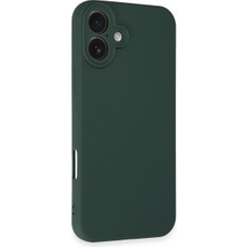 Kaia Life Iphone 16 Plus Kılıf Nano Içi Kadife  - Koyu Yeşil