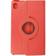 Kaia Life Tab M8 Kılıf 360 Tablet Deri Kılıf - Kırmızı