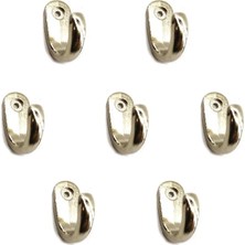 Kaia Life Büyük Tekli Fincan Askı, Dekor Askısı - Nikel, 100 Adet, 12X23X30 mm
