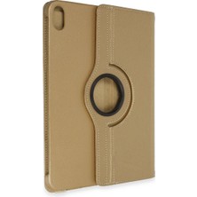 Kaia Life Ipad 2022 10.9 (10.nesil) Kılıf 360 Tablet Deri Kılıf - Gold