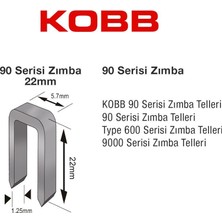 Kaia Life KBZ9022 22 mm 2500 Adet U Zımba Teli