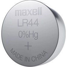 Kaia Life Maxell LR44 AG13 SR44 A76 1.5V Lin Saat Pili 10 Adet