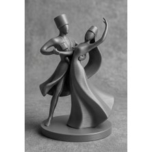 TSC 15 cm Çarpıcı Detaylarla Dolu Özel Hediyelik Kafkas Adige Çerkes 3D Heykelcik