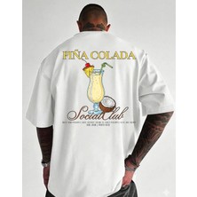 Etoile Studio Pina Colada - Oversize Tişört | Unisex Tişört | Rahat Kesim Etiole Studio