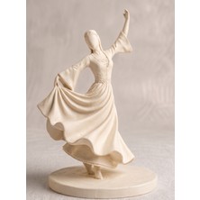 TSC 15 cm Modern ve Geleneksel Bir Arada Hediyelik Kafkas Adige Çerkes 3D Biblo Süs