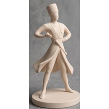 TSC 15 cm Özel Tasarım Hediyelik Kafkas Adige Çerkes 3D Baskı Obje