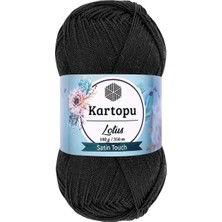 1 Adet Lotus Bikini Büstiyer Bluz Örgü Ipi  K940 Siyah - Mudanis