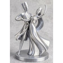 TSC 15 cm Çalışma Masası Için Şık Hediyelik Kafkas Adige Çerkes 3 Boyutlu Figürü