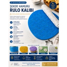 Studio Aslan Design Şeker Hamuru Rulo Kalıbı – Detaylı Desenli Fondant & Kurabiye Baskı Rulosu | Pla Güvenli Malzeme | Pasta Süsleme Aleti