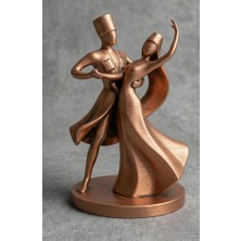 TSC 15 cm Dekoratif  Hediyelik Kafkas Adige Çerkes 3D Dekor Figür
