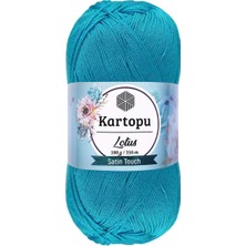 1 Adet Lotus Bikini Büstiyer Bluz Örgü Ipi  K512 Turkuaz - Mudanis