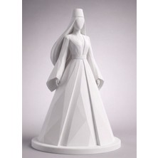 TSC 15 cm Farklı ve Yaratıcı Hediye Hediyelik Kafkas Adige Çerkes 3 Boyutlu Biblo