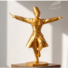 TSC 15 cm Göz Dolduran Tasarımıyla Hediyelik Kafkas Adige Çerkes 3D Masaüstü Biblo