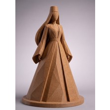 TSC 15 cm Karakteristik Çizgilere Sahip Hediyelik Kafkas Adige Çerkes 3D Baskı Figür