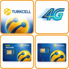 Turkcell 4g Data Sim Kart 1 Yıl Boyunca Aylık 50 GB Sim Kartlı Kamera ve Cihazlar Için