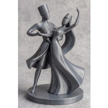 TSC 15 cm Modern Dekorasyon Uyumlu Hediyelik Kafkas Adige Çerkes 3 Boyutlu Figür