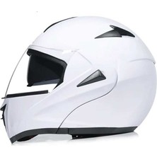 Vtr Vrt - Çene Açılır Vizörlü Kask [MD-808] [beyaz] [xl]