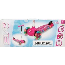 Kaia Life Evo Işıklı 3 Tekerlekli Pembe Scooter
