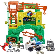 Kaia Life Sesli ve Işıklı Tiny Kiddom Dino Kreş Kulesi Oyun Seti 28 Parça