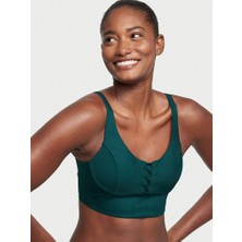 Victoria's Secret Allegro Orta Destekli Sporcu Sütyeni - Siyah Sarmaşık