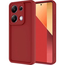 Hatreds Xiaomi Redmi Note 13 Pro 4g Kılıf Kamera Korumalı Darbe Emici Silikon Kapak - Kırmızı