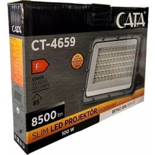 Cata 100W Beyaz Slim LED Projektör