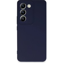 Hatreds Vivo V30 Lite 4g Kılıf Yumuşak Darbe Emici Lansman Silikon Kılıf - Lacivert
