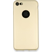 Hatreds Apple iPhone 7 Kılıf Yumuşak Darbe Emici Lansman Silikon Kılıf - Gold