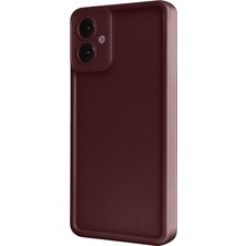 Hatreds Samsung Galaxy A07 4g Kılıf Kamera Korumalı Darbe Emici Silikon Kapak - Bordo
