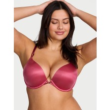 Very Sexy Bombshell 2 Beden Büyük Gösteren Smooth Push-Up Sütyen - Gül Kurusu