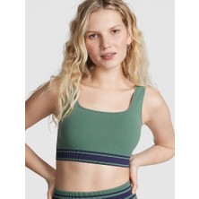 Pink Pınk Flip It Seamless Çift Taraflı Sporcu Sütyeni - Taze Orman