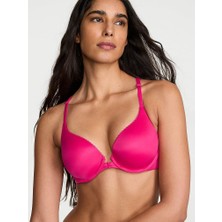 Body By Victoria Perfect Shape Dantelli Racerback Toparlayıcı Sütyen - Sıcak Pembe