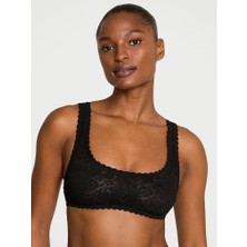 Victoria's Secret Sexy Tee Dantelli Scoop Bralet - Siyah
