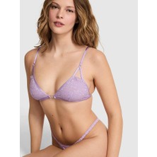 Pink Wink Wink Desteksiz Üçgen Bralet - Lavanta