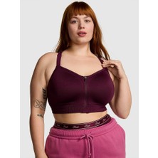 Pink Seamless Air Yoğun Destekli Sporcu Sütyeni - Yabani Gül